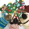 Christmas Decoration Xmas Gift - DIY Felt Christmas Tree 41Pcs Wall Hanging Detachable Ornaments for Kids Toddler
